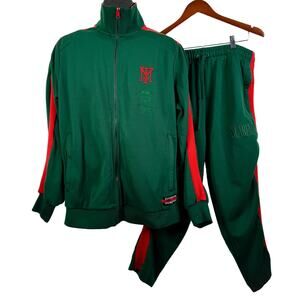 Scarface x Shoe Palace Green Tracksuit 2 Piece Set Mens Size L